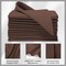 Lann's Linens Set of 12 Cloth Dinner Napkins, 20-inch Polyester Napkins, Washable and Reusable Fabric for Weddings, Hotels, Restaurants